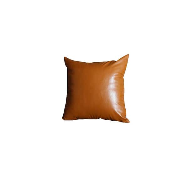 HomeRoots Jordan Brown Abstract 22 in. X 22 in. Throw Pillow Cover