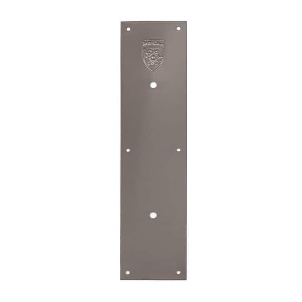 MD-Cu29 4 in. x 16 in. Polished Copper Nickel Antimicrobial Push Plate