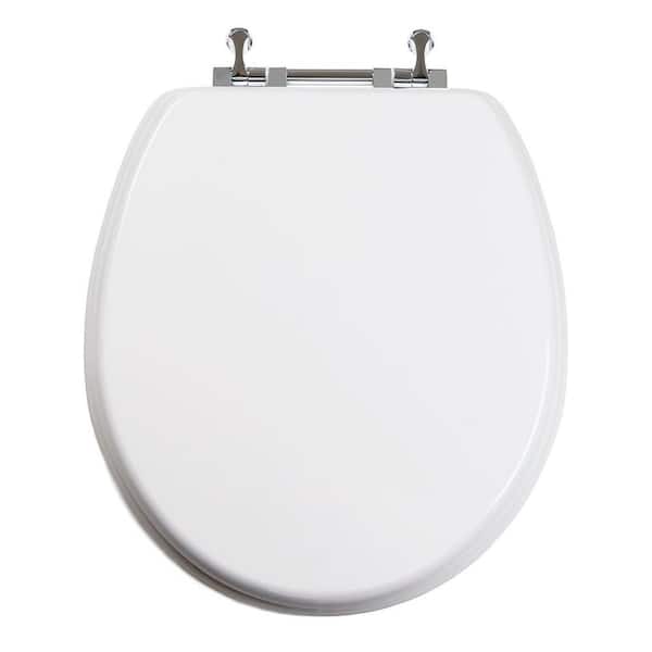 TOPSEAT TinyHiney Children's Elongated Closed Front Toilet Seat in White 