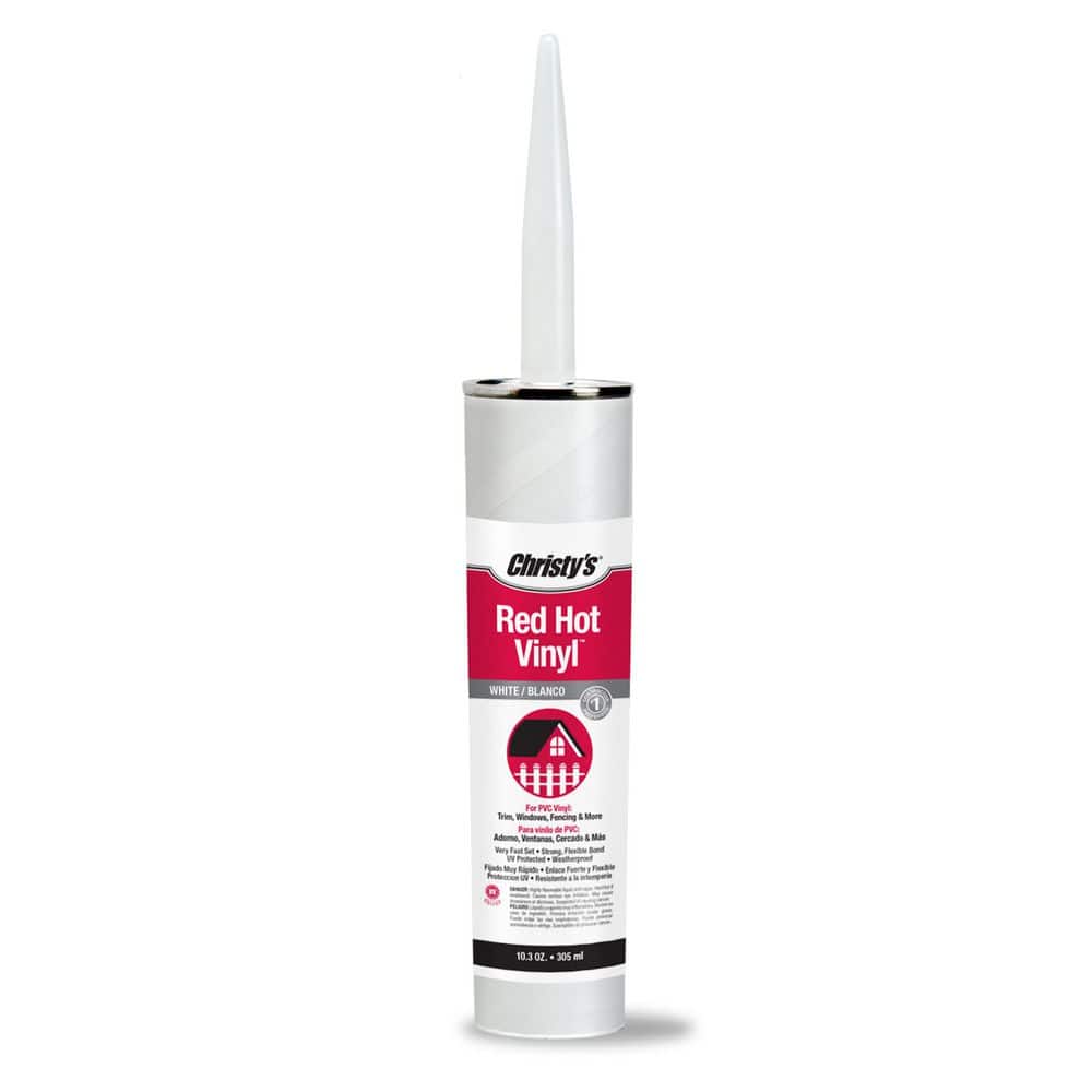 10.3 oz. White Red Hot Vinyl Adhesive Caulk Tube price history on PriceWatchPro