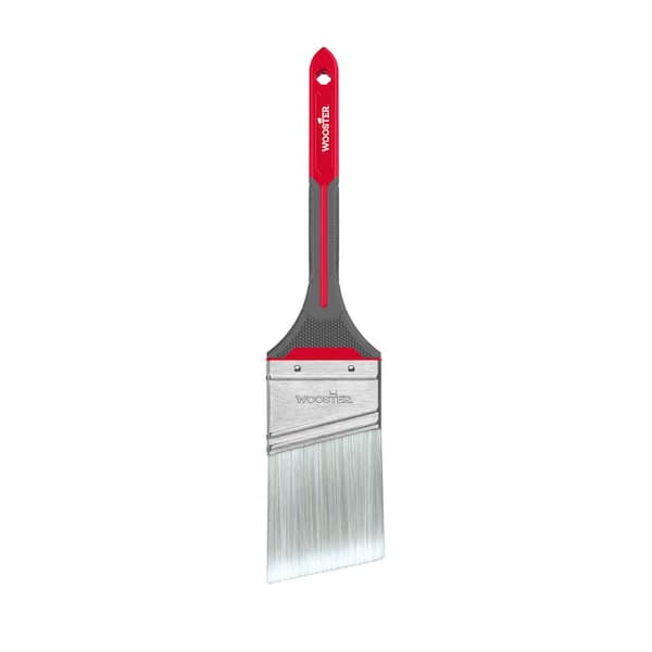 2-1/2 in. Polyester Thin Angle Sash Silver Tip GripTech Max Brush