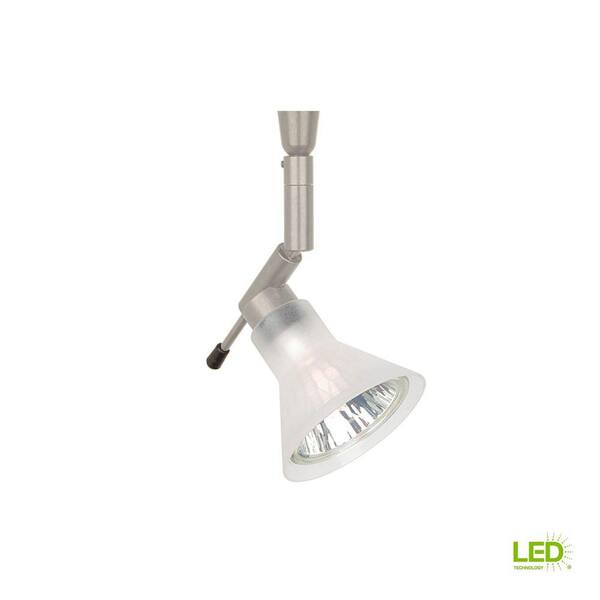 Generation Lighting Shield Swivel I 1-Light Satin Nickel White LED Track Lighting Head