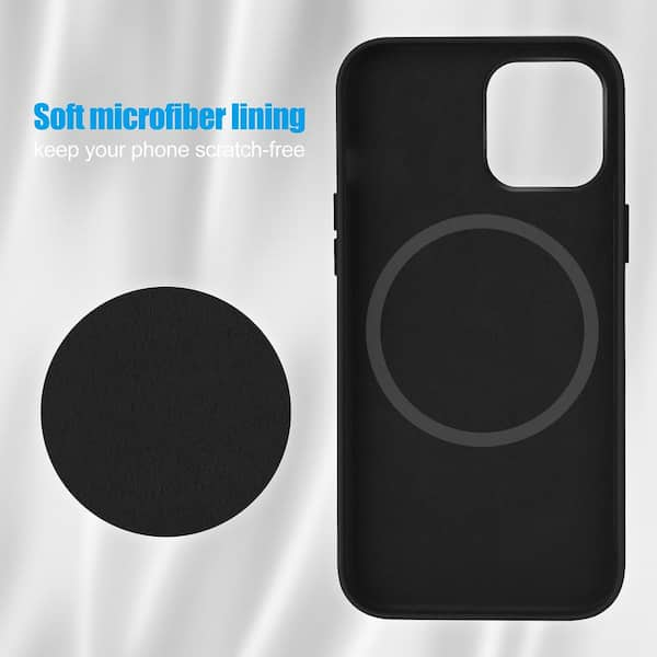 Black Coque iPhone 13 normal Galvanisé avec LENS PROTECTOR MagSafe