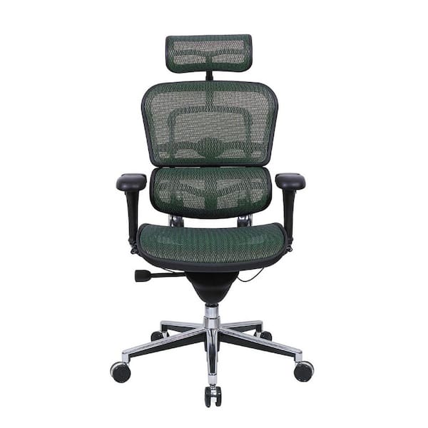 HomeRoots Zabrina Green Mesh Chair