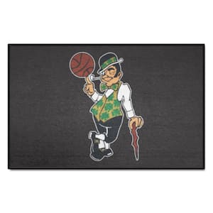 Boston Celtics Black 19 in. x 30 in. Starter Mat Accent Rug