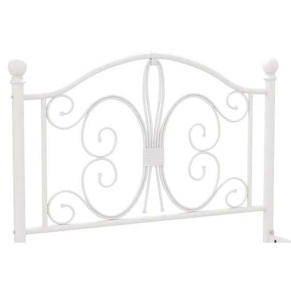 DHP Bombay White Twin Bed Frame 3246098 - The Home Depot DHP Bombay White Twin Bed Frame 3246098 - The Home Depot