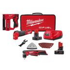 M12 FUEL 12V Li-Ion Cordless Multi-Tool Kit with 3/8 in. Right Angle Drill, 3/8 in. Crown Stapler and 6.0Ah Battery