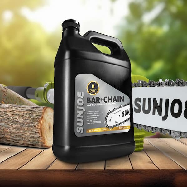 Sun Joe 1 Gal. Bar and Chain Oil for All Chain Saws SWJ OIL GAL The Home Depot