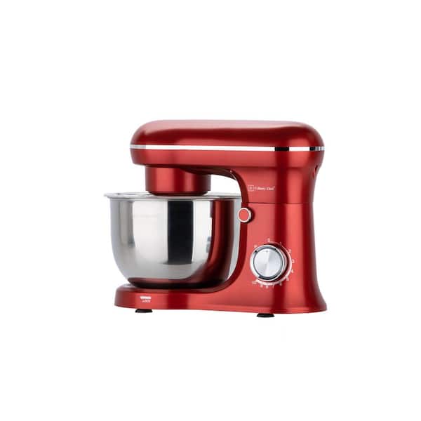 Unbranded Retro 4.5-Liter 8-Speed Stand Mixer in Red