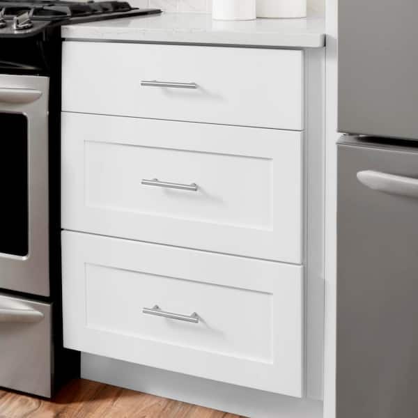 CW- BASE CABINET - 3 DRAWER, TOP: SMALL DRAWER, MIDDLE & BOTTOM: LARGE  D