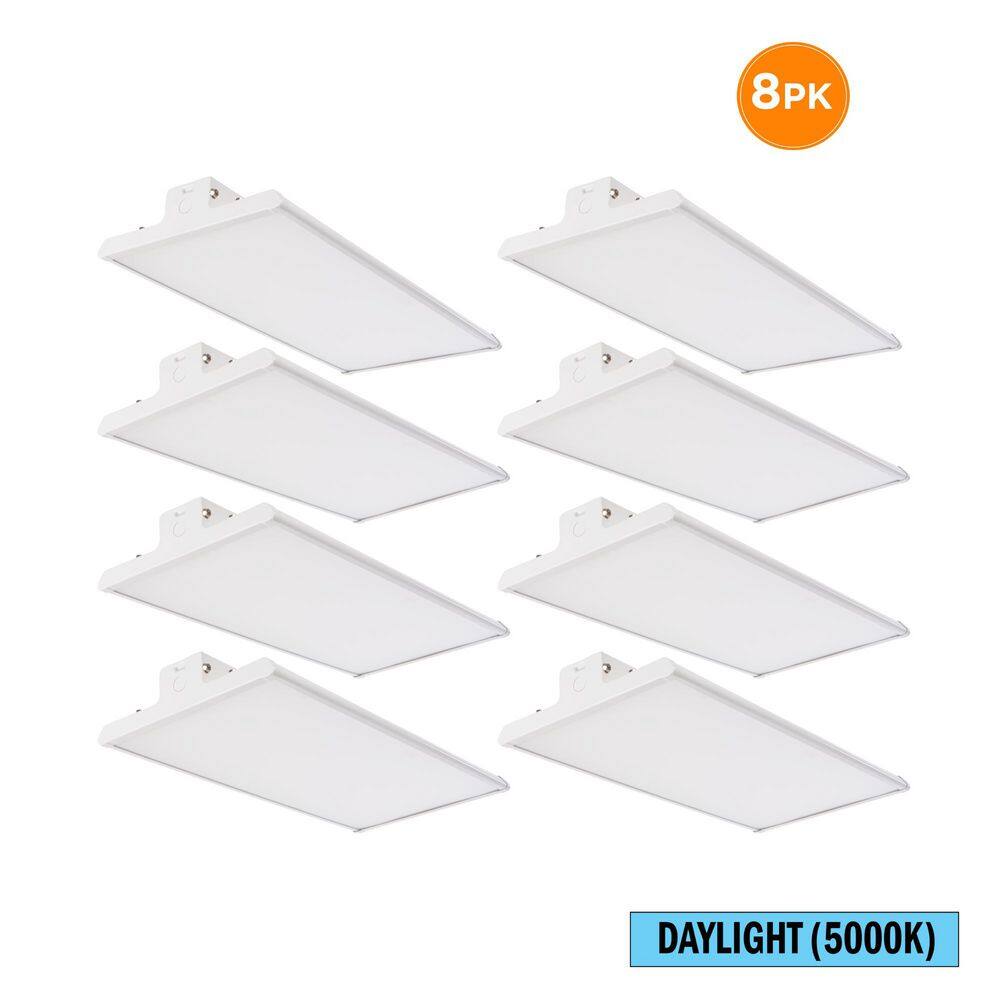 8-Pack 2.5 ft. 1000-Watt Equivalent Linear Integrated LED White High Bay Light 30,000 Lumens 5000K Daylight 120-277V price history on PriceWatchPro
