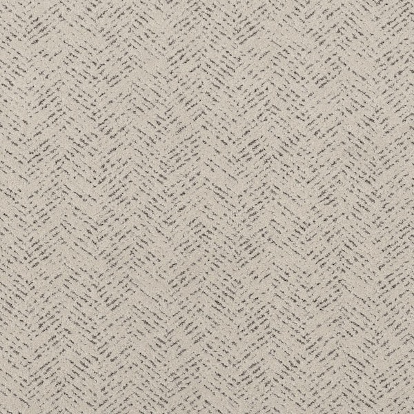 Lifeproof Fairhaven Color Cottage Cream Beige - 42 oz. SD Polyester Pattern Installed Carpet