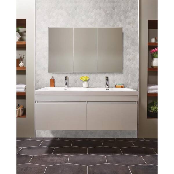 Msi Carrara White Hexagon 12 In X 10 Mm Polished Marble Mesh Mounted Mosaic Floor And Wall Tile Sq Ft Case Smot Car 2hexp The Home Depot - White Carrara Marble Hexagon Floor Tiles Msi Carrara White Hexagon 12 In X 10 Mm Polished Marble Mesh Mounted Mosaic Floor And Wall Tile Sq Ft Case Smot Car 2hexp The Home Depot - White Carrara Marble Hexagon Floor Tiles