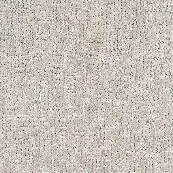 Home Decorators Collection Brasswick  - Antique Silver - Gray 24 oz. Polyester Pattern Installed Carpet