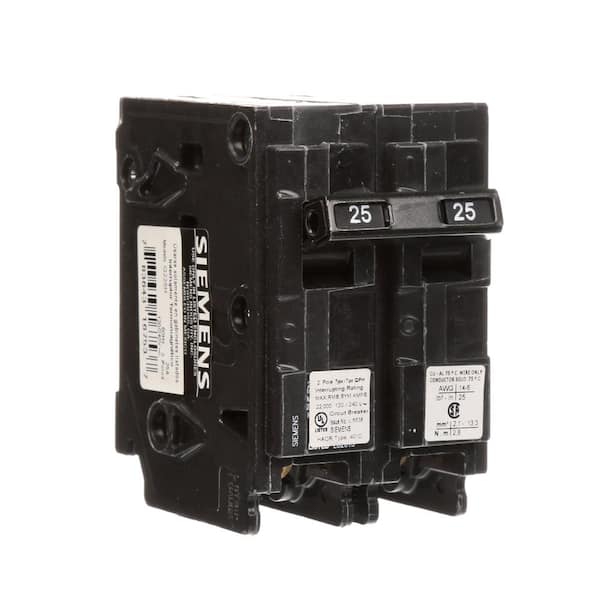 Siemens 25 Amp 2-Pole QPH 22 kA Circuit Breaker