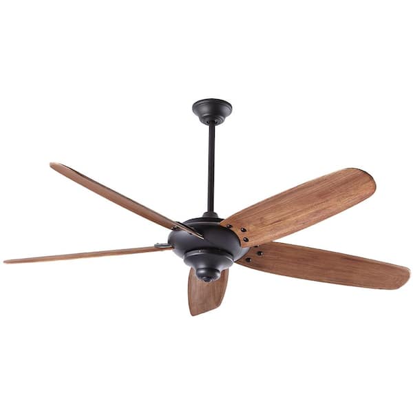 Home Decorators Collection Altura 68 in. Matte Black Ceiling Fan with Downrod, Remote Control and Reversible DC Motor; Light Kit Compatible