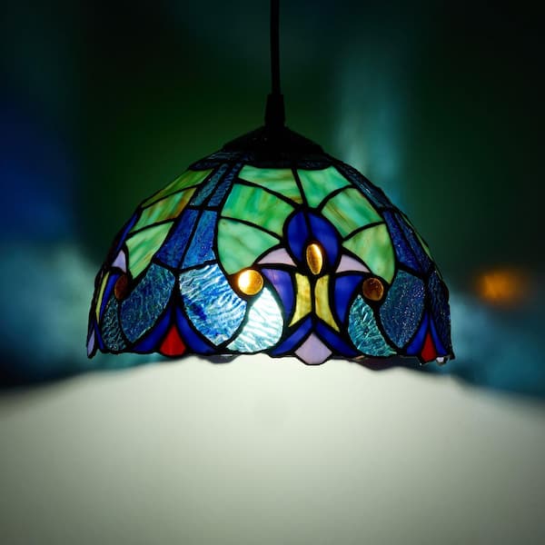 River of Goods Halston 40-Watt 1-Light Black Shaded Pendant Light