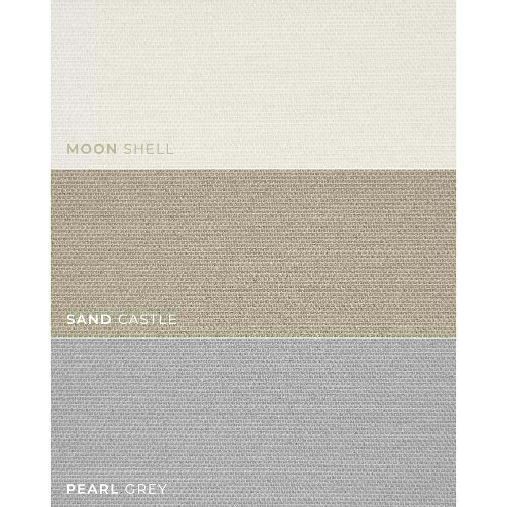 Del Mar Sandstone Cordless Blackout Roman Shade 35"W x 64"H