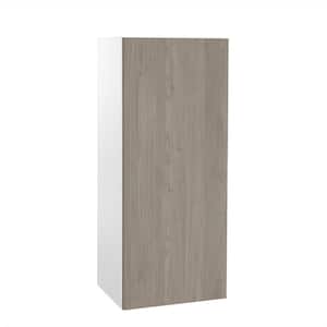 Quick Assemble Modern Style, Grey Nordic 15 x 30 in. Wall Kitchen Cabinet (15 in. W x 12 D x 30 in. H)