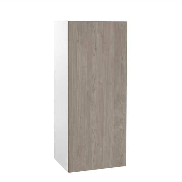 Cambridge Quick Assemble Modern Style, Grey Nordic 15 x 30 in. Wall Kitchen Cabinet (15 in. W x 12 D x 30 in. H)