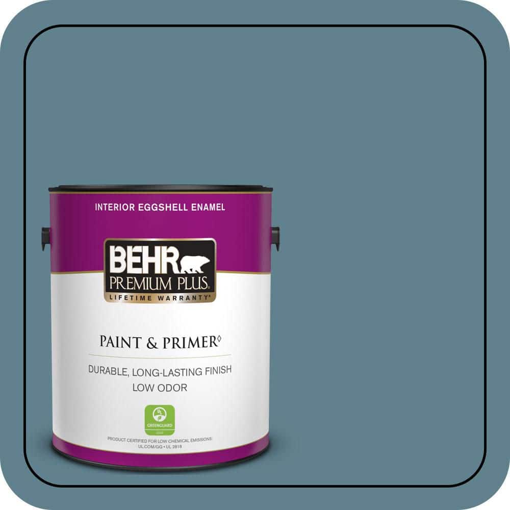 1 gal. #S470-5 Blueprint Eggshell Enamel Low Odor Interior Paint & Primer price history on PriceWatchPro