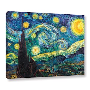 "Starry Night" by Vincent van Gogh Unframed Canvas Wall Art