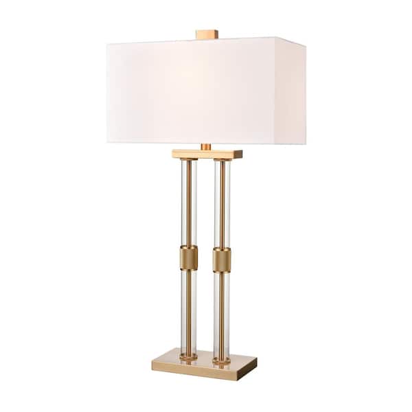 Titan Lighting Statesville 34 in. Clear Table Lamp