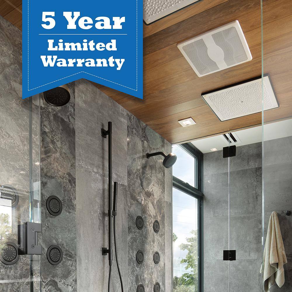 White Galvanized Steel Ceiling Mount Energy Star Exhaust Fan