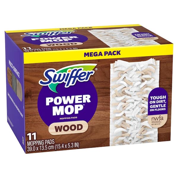 Swiffer Power Mop Wood Mopping Pad Refills (11-Count) 003077212876