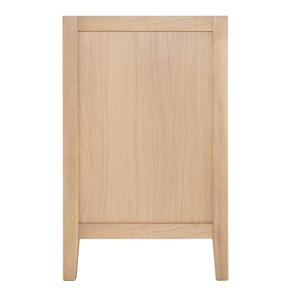 Camila 60" Light Brown Oak Freestanding Vanity Base