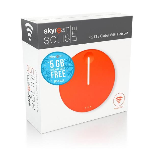 Unbranded Skyroam Solis Lite International Mobile Wi-Fi Hotspot Adapter, Global SIM-Free 4G LTE, Get Data by The Day, Month, or GB