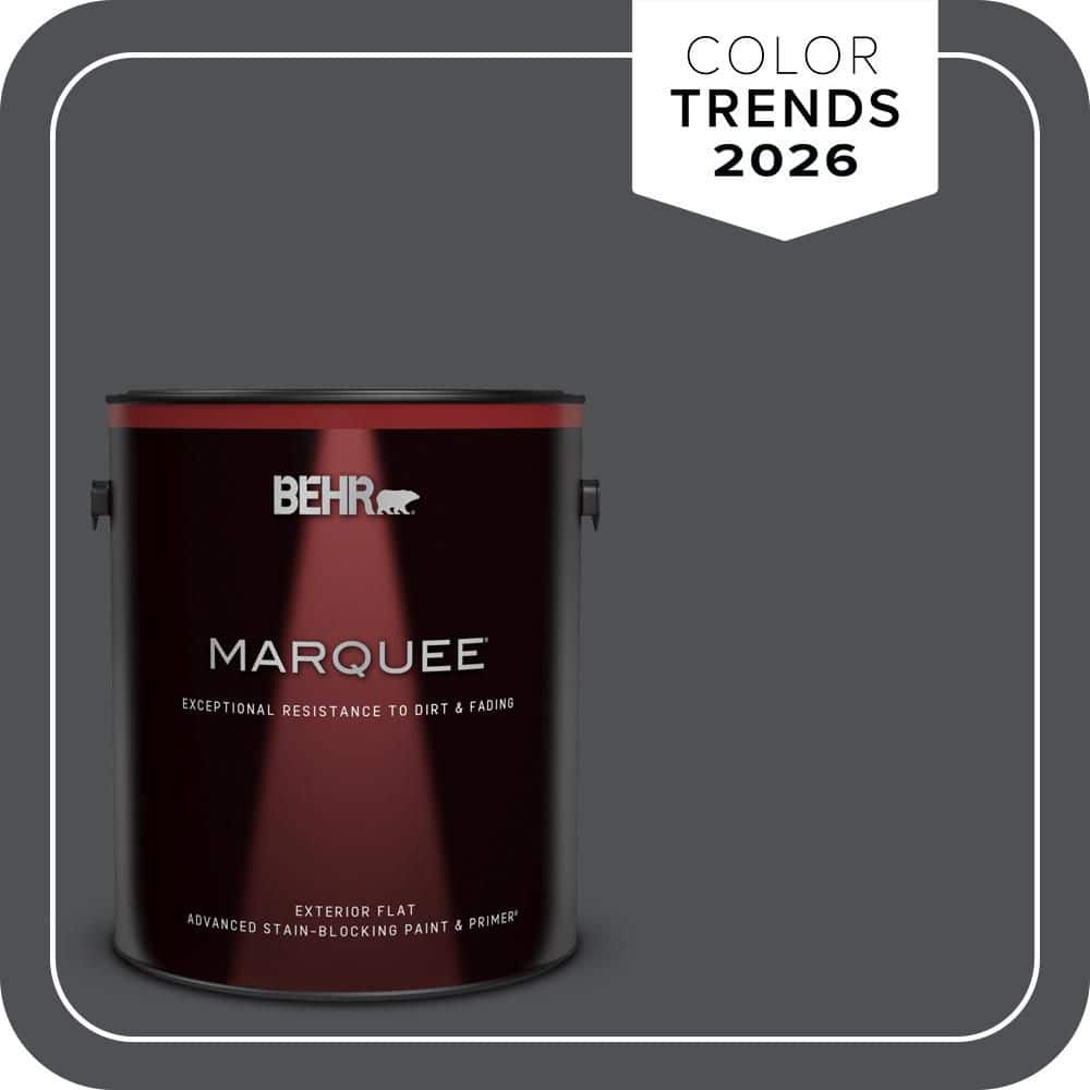 1 gal. #PPU18-01 Cracked Pepper Flat Exterior Paint & Primer price history on PriceWatchPro