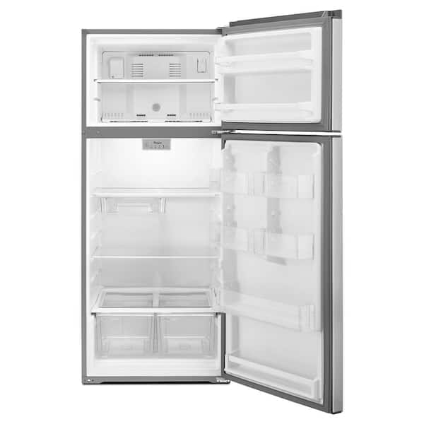 18 cu. ft. Top Freezer Refrigerator in Stainless Steel