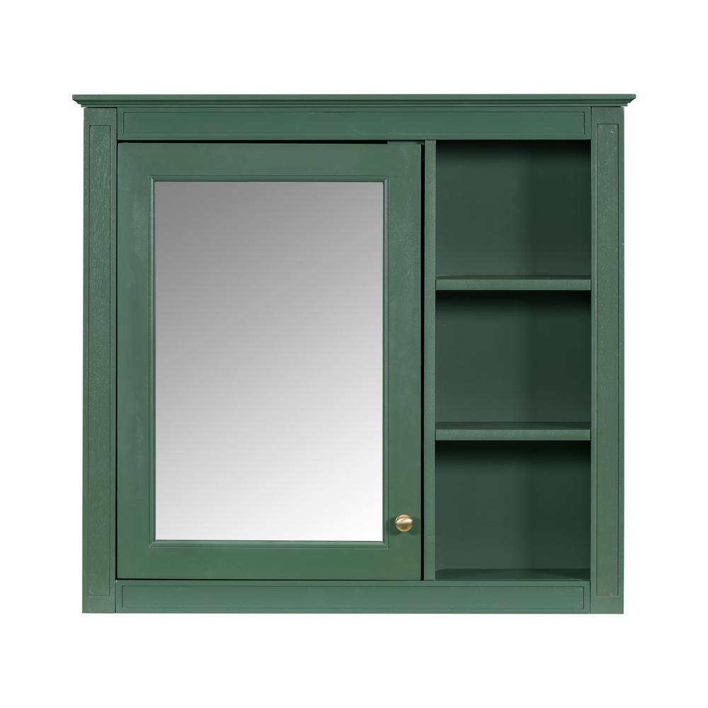 30 in. W x 7.32 in. D x 28 in. H Wall Mounted Bathroom Storage Wall Cabinet