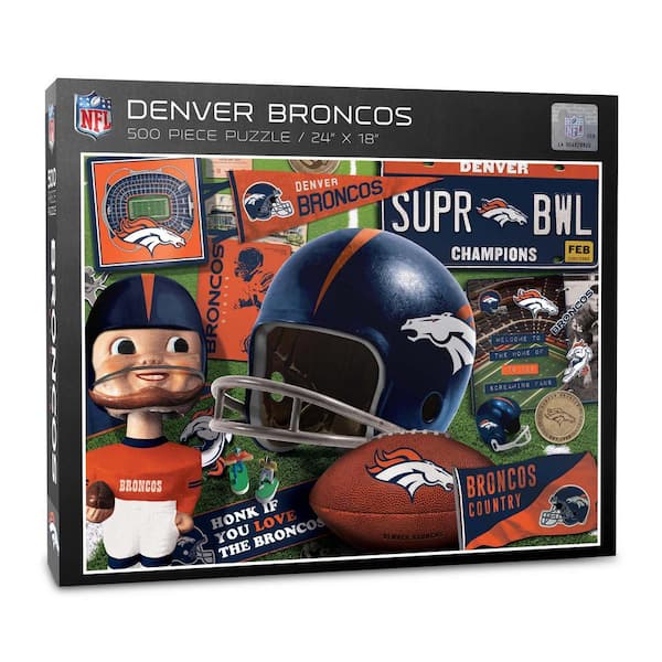 NFL Denver Broncos Retro Series Puzzle (500-Pieces)