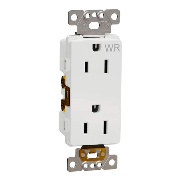 Aluratek Smart WiFi Outdoor Outlet Plug, 2 Sockets, Weatherproof