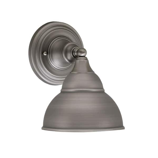 Unbranded Fulton 1-Light Brushed Nickel Wall Sconce