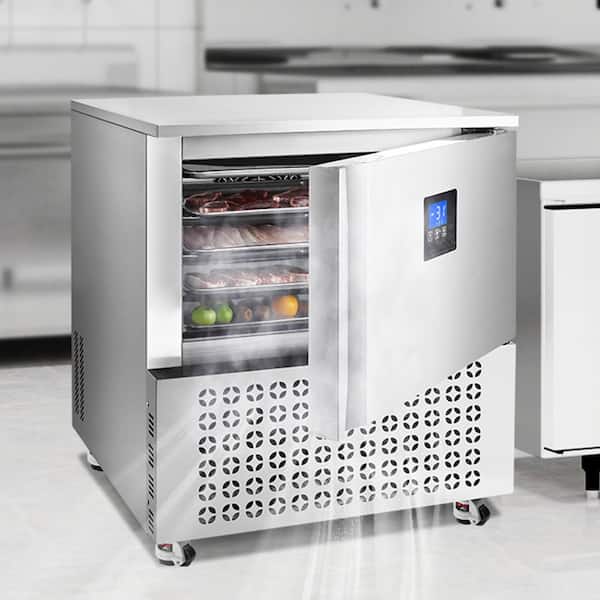Commercial Blast Freezer, 4 cu. ft. Stainless Steel Blast Chiller with Freezing Modes, Food Blast Freezer for Restaurant