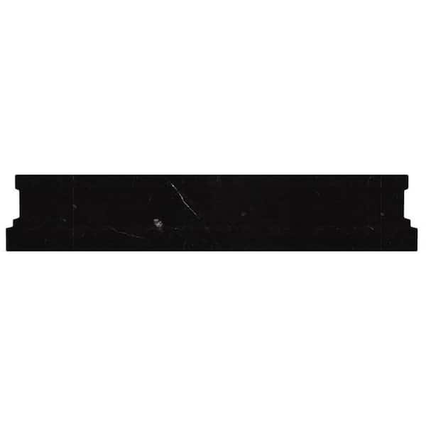 10 pack 2-in W x 12-in L Marble Honed Chair Rail Tile Trim (1.667 Sq ft/case)