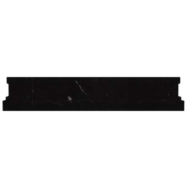 Apollo Tile 10 pack 2-in W x 12-in L Marble Honed Chair Rail Tile Trim (1.667 Sq ft/case)