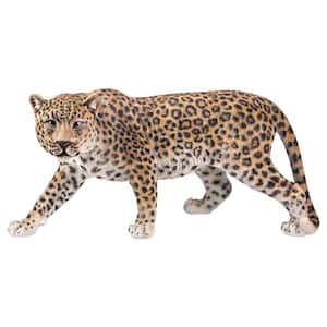 Leopard Stalking Garden Statue