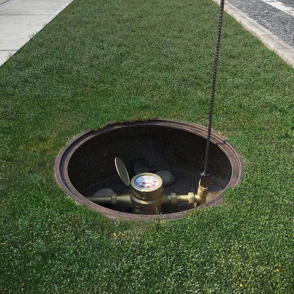 JONES STEPHENS - 1/2 in. x 48 in. Length Steel Street and Curb Water Meter Key