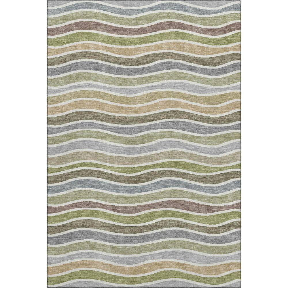 Mayfield Premium Machine Washable Abstract AMF2333 Fern 5 ft. x 7 ft. 6 in. Area Rug price history on PriceWatchPro