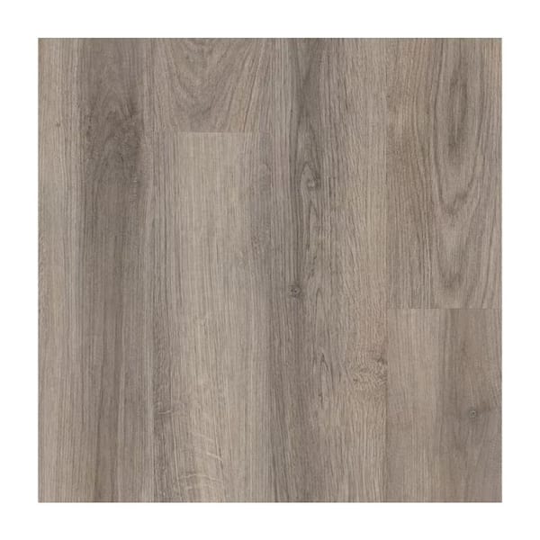 Take Home Sample-ProMark Heather Gray Waterproof Glue Down Luxury Vinyl Plank Flooring