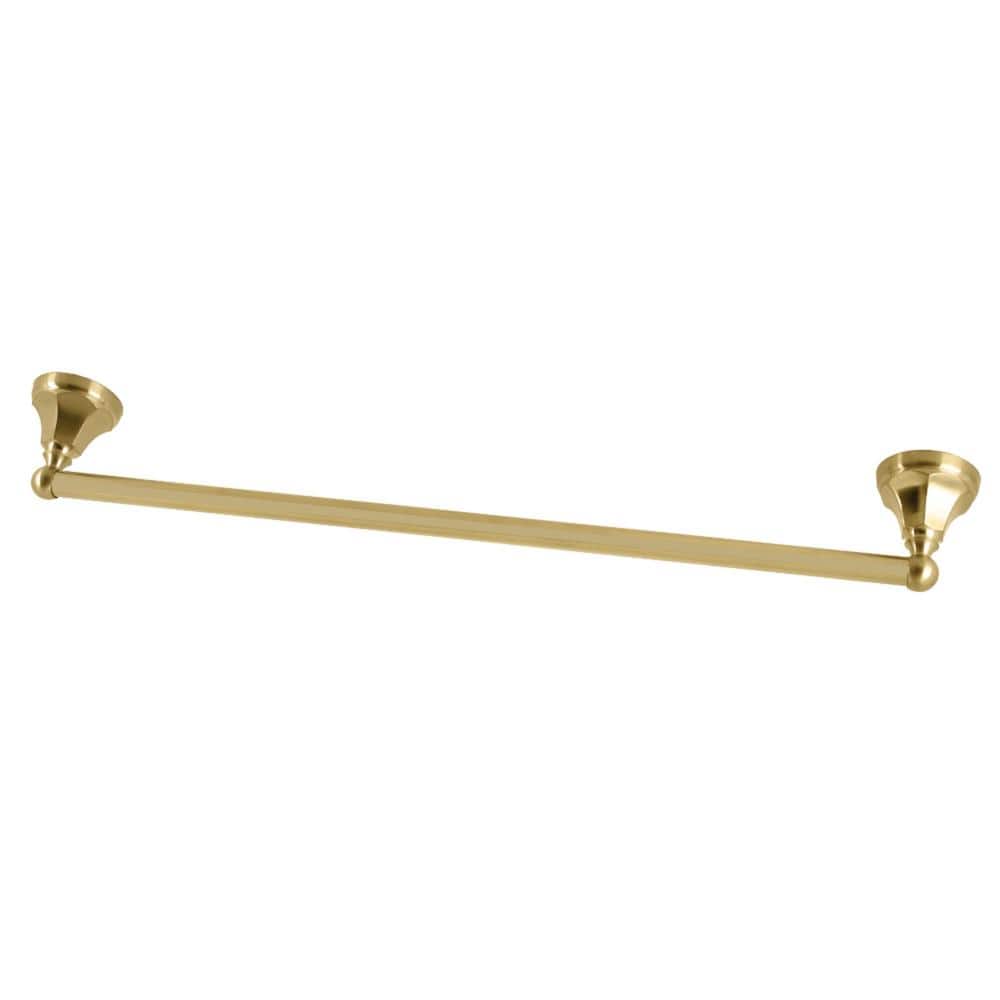 Metropolitan 24 in. Wall Mounted Towel Bar in Brushed Brass price history on PriceWatchPro