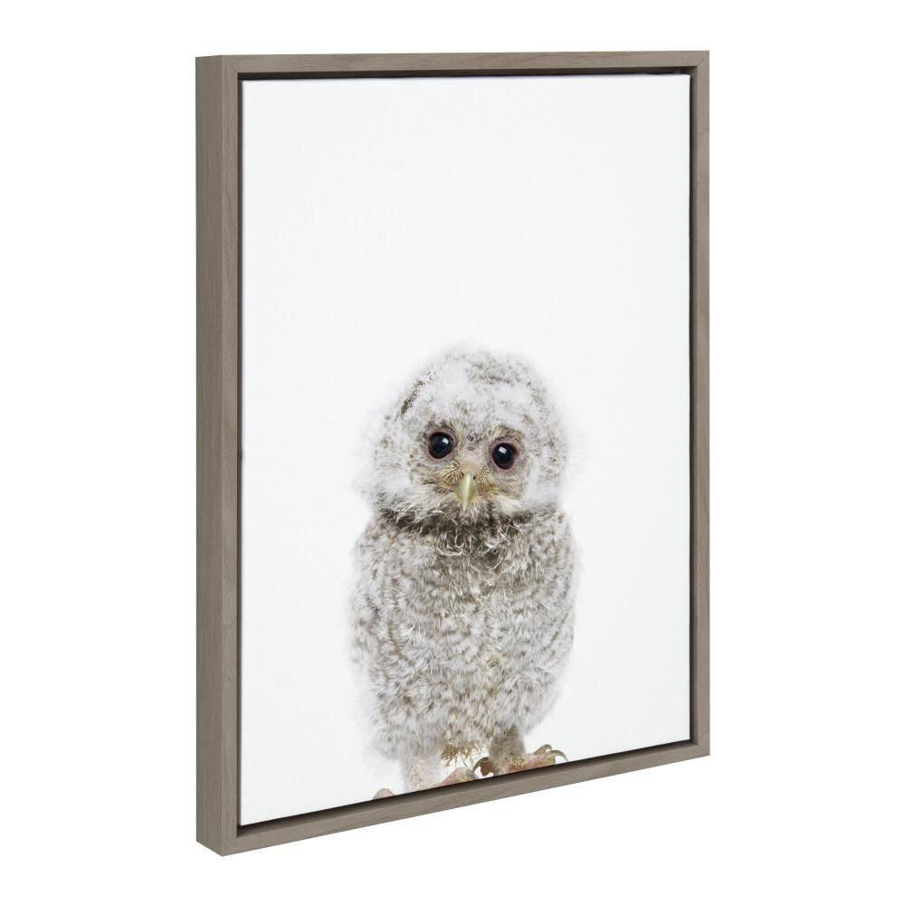 "Sylvie ""Animal Studio Owl"" by Amy Peterson Art Studio Gray Framed Art Print 18 in. x 24 in." price history on PriceWatchPro