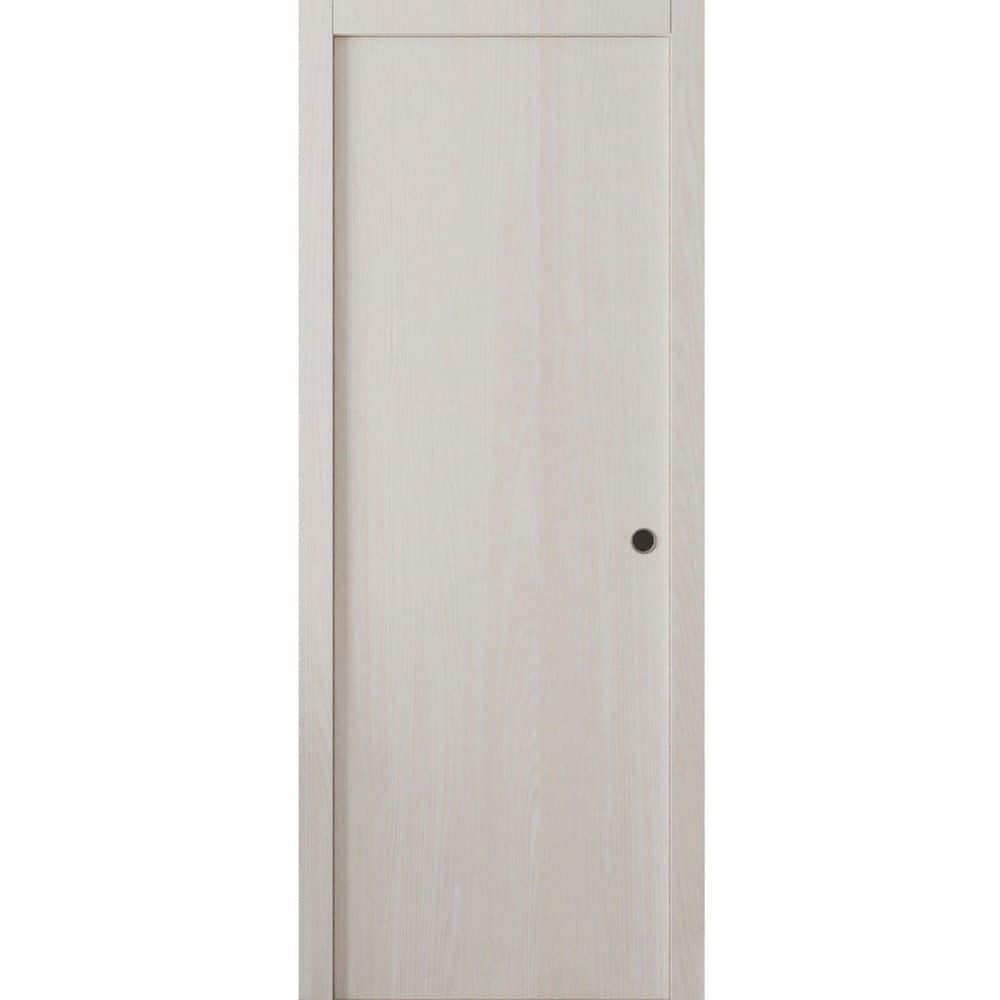 3011 36 in. x 84 in. Universal/Reversible Ash Franko Color Solid Core Wood Sliding Door Kit with Quick Assemble Jamb price history on PriceWatchPro