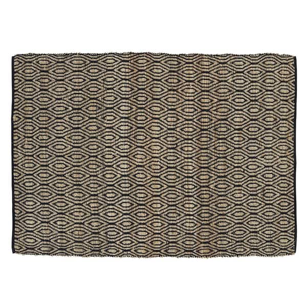 Chesapeake Merchandising SunnyVale Black 5 ft. x 7 ft. Indoor Area Rug