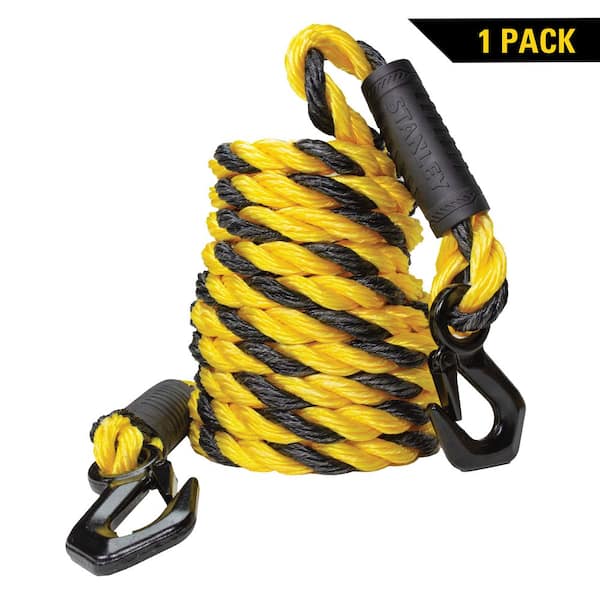 15 ft. x 5/8 in. Braided Tow Rope with Tri-Hook (7,200 lbs. Break Strength)