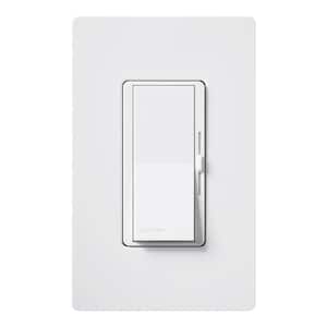 Diva Dimmer Switch for Magnetic Low Voltage, 800-Watt/Single-Pole, White (DVLV-10P-WH)